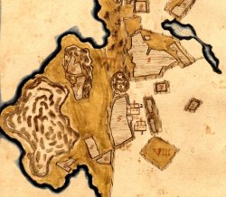 Kartta Bengtsårista vuodelta 1647
